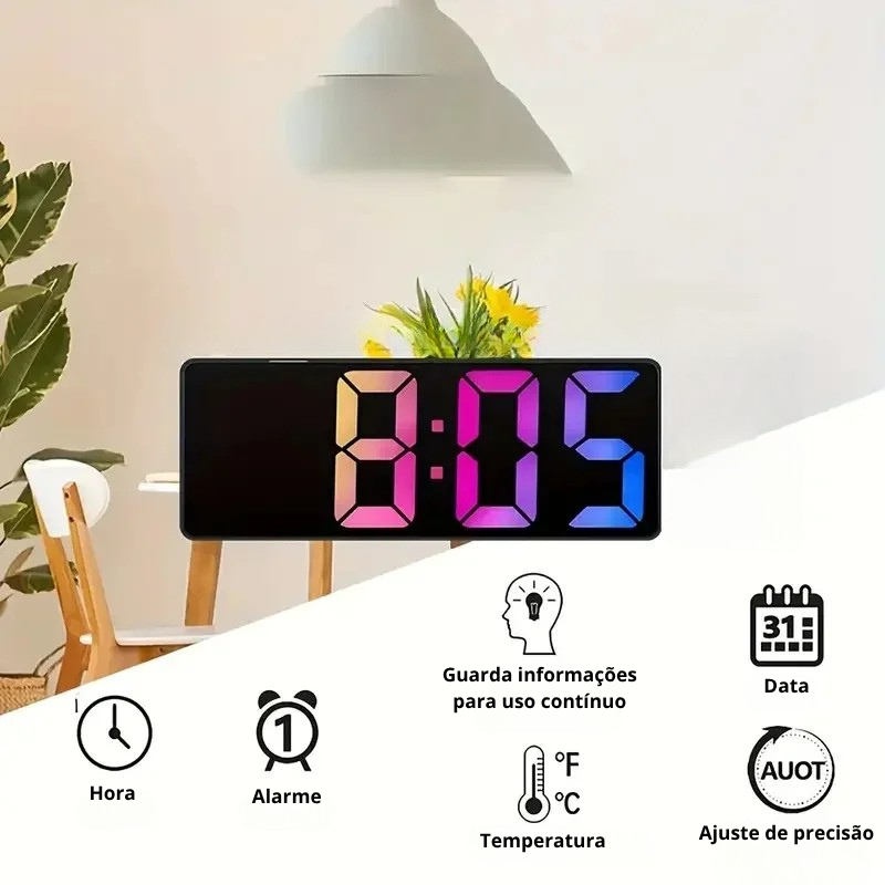 Relógio Digital LED