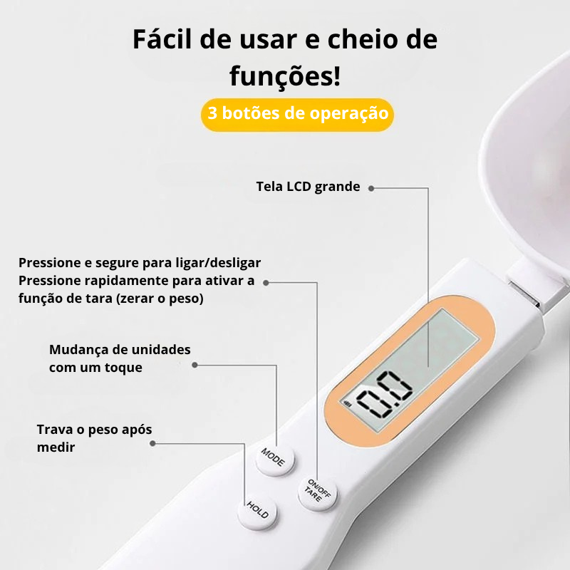 Colher Balança Digital