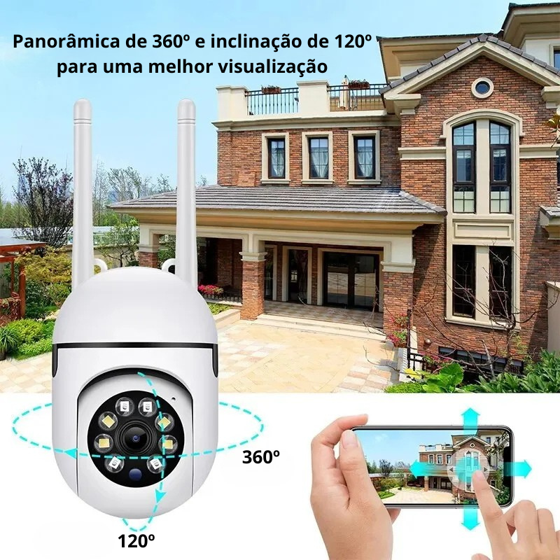 Câmera de Segurança WiFi Inteligente