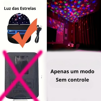 Luminária Projetora de Galáxia