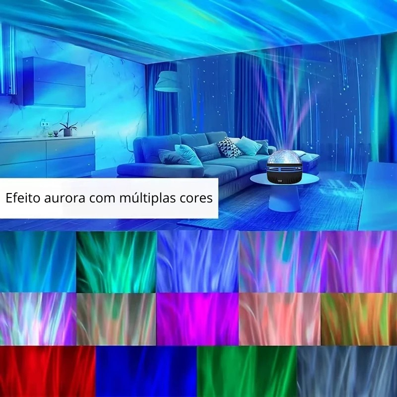 Luminária Projetora de Galáxia