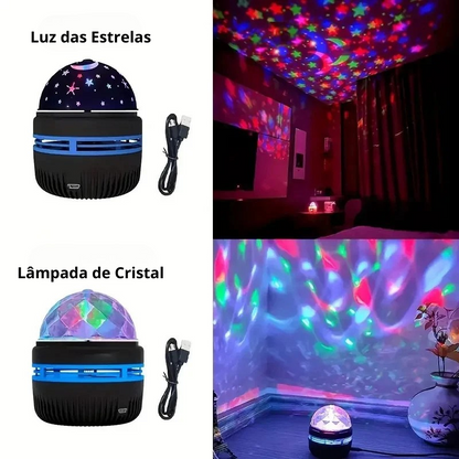 Luminária Projetora de Galáxia